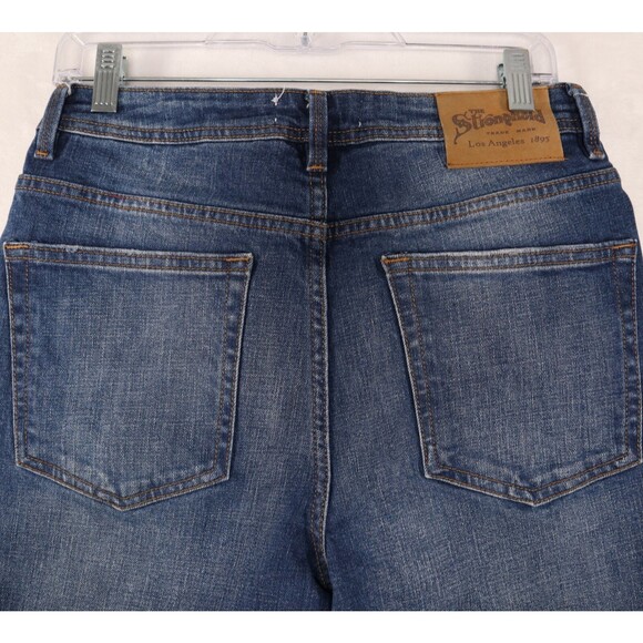 The Stronghold Redline Selvedge Men's Jeans Relaxed Tapered Button Fly 29x28.5 - Picture 9 of 13